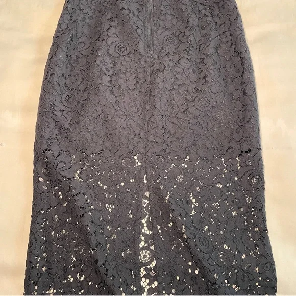 NEW! Bardot- Olina Corset Midi Dress in Black Size Small Lace Corset LBD - Picture 8 of 11